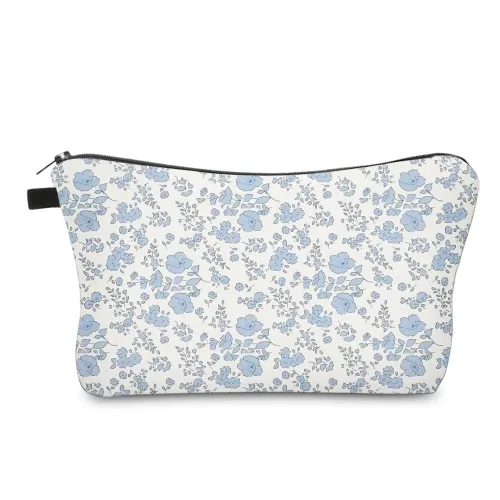 Miniatura 9 de FITINI Bolsa de maquillaje de aguacate de viaje, pequeña bolsa organizadora de cosméticos portátil para mujeres y niñas, con cremallera