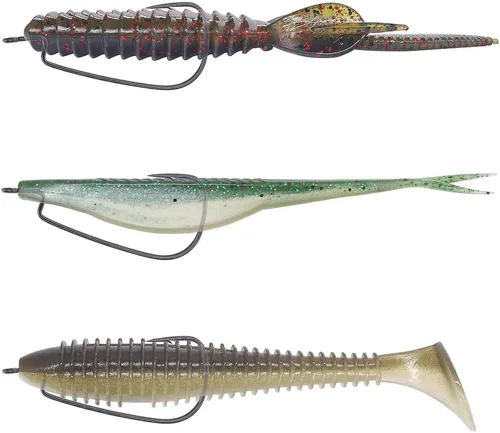 Miniatura 5 de Ewg-Hooks-for-Fishing-Texas-Rig-Hooks-Offset-Extra-Wide-Gap-Gap-Gap - Juego de gancho de gusano de agua dulce Gusanos de goma de lubina a granel Big