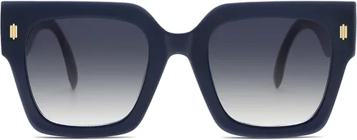 Miniatura 13 de SOJOS Gafas de sol cuadradas vintage de gran tamaño para mujer, estilo retro, de lujo, grandes, UV400 SJ2194