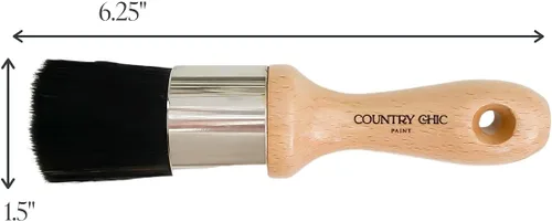 Miniatura 4 de Paquete de cera para muebles [transparente] + aplicador de cepillo de cera, sellador 100% natural para pintura de muebles de tiza o madera cruda