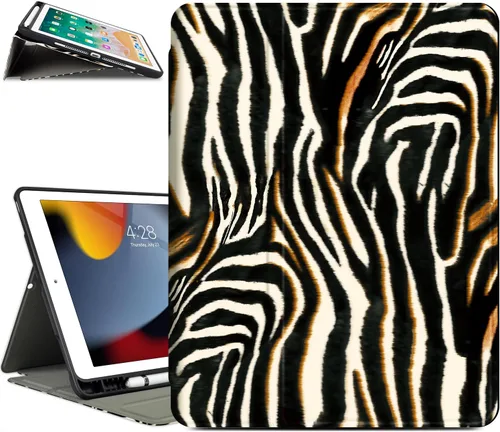 Miniatura 18 de Vimorco Funda para iPad 5ª/6ª Generación de 9.7 pulgadas 2017/2018, para iPad Air 1/2 Funda 2013/2014, Funda de Soporte Ajustable Delgada, Mandala