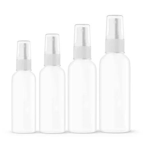 Miniatura 12 de SEVENHEAD Botella atomizadora de aceite esencial de plástico de 2.0 fl oz, 2 onzas, tres colores, transparente, blanco, ámbar, botella pequeña
