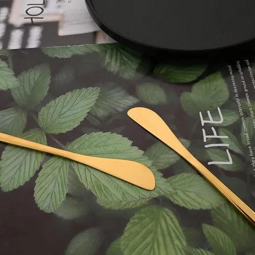 Miniatura 6 de Cuchillo esparcidor de 6 piezas, esparcidores de acero inoxidable para cocina, cuchillos esparcidores de queso, cuchillo de postre para aperitivo