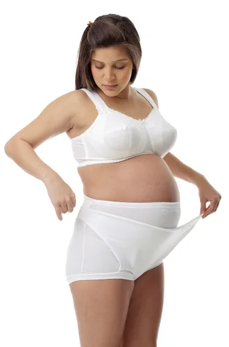 Miniatura 3 de Underworks Braga de apoyo ajustable para maternidad – Cinturón de embarazo de fácil ajuste para soporte firme del vientre – Algodón – Alivia el Negro