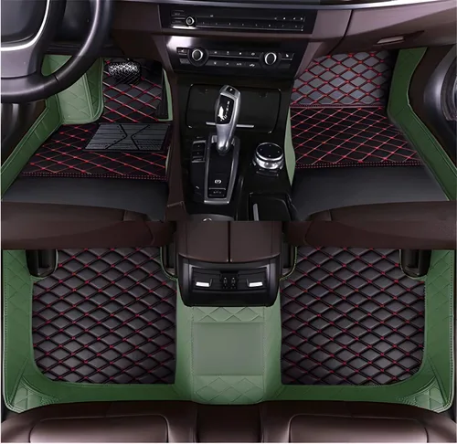 Miniatura 21 de MAEVEN Alfombrillas de cuero personalizadas para automóvil, compatibles con sedanes, autos deportivos, SUV, camiones, protección de cobertura