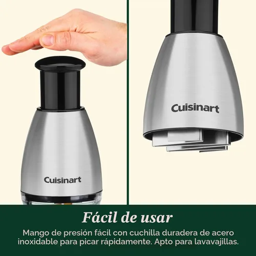 Miniatura 3 de Cuisinart Picadora, acero inoxidable/negro, CTG-00-SCHP, 8.2 "x 3.9" x 3.9