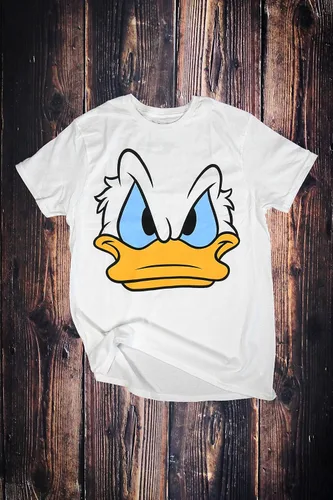 Miniatura 2 de Disney Camiseta para hombre adulto de Mad Donald Duck Blanco