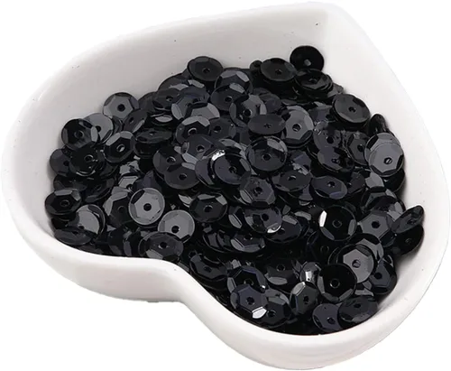 Miniatura 19 de Zhiheng Surtido de 4 tamaños de 0.157 in, 0.197 in, 0.236 in, 0.315 in, lentejuelas redondas con agujeros, paillettes redondos para costura, boda