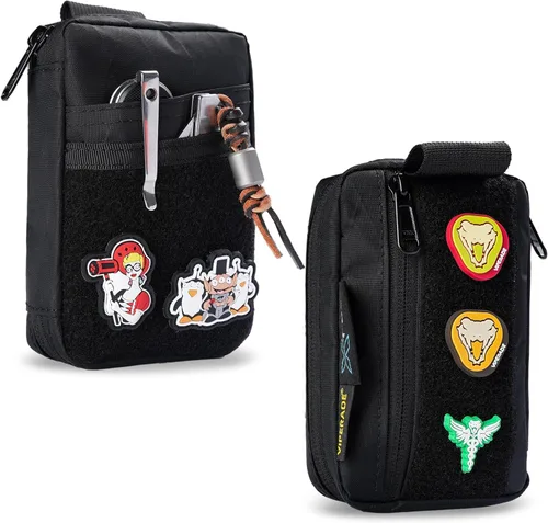 Miniatura 15 de Bolsa Organizadora EDC VIPERADE VE26 con 11 Compartimentos, Bolsa Pequeña de Herramientas con Área para Parches DIY, Organizador de Bolsillo EDC