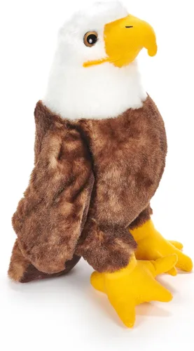 The Petting Zoo Peluche de águila calva, regalos para niños, animales salvajes del zoológico Onez, juguete de peluche de águila calva de 12 pulgadas