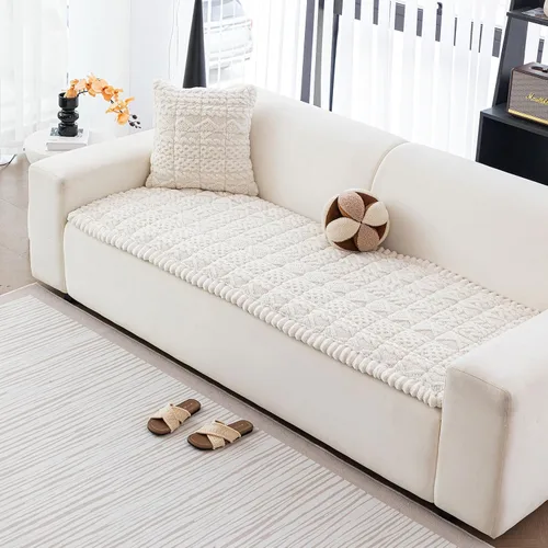 Miniatura 21 de DREAMINGO Fundas de sofá para mascotas, fundas antideslizantes y mullidas para sofá de perro, lavables geométricas jacquard, protector de cojín 1#