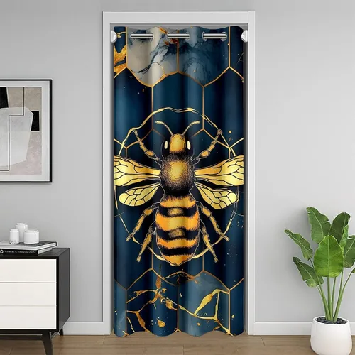 Miniatura 20 de Cortina de puerta de estilo japonés para privacidad de puerta, tratamiento de ventana japonés Ukiyoe para decoración del hogar, sala de estar, flor