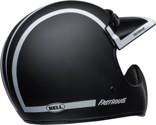 Miniatura 3 de Bell Moto Moto-3 Mate/Brillo Negro/Blanco Fh Old R Large