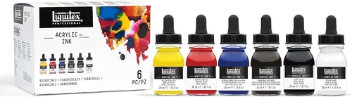 Miniatura 3 de Liquitex Tinta acrílica profesional, 1 oz (1.0 fl oz), juego de colores esenciales, juego de 6 Esencial - Juego de 6