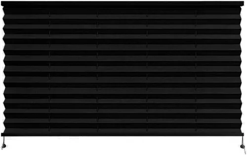 Miniatura 21 de Dulepax Persianas plisadas, 14 pulgadas de ancho x 24 pulgadas de largo, color negro, para caravana, remolques de viaje, ventana de autocaravana