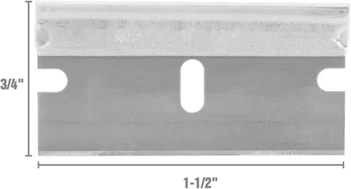 Miniatura 4 de OEMTOOLS 25181 Cuchillas de afeitar, paquete de 100 recambios de cuchillas de cuchillos, cuchillas de acero de alto carbono para quitar pintura