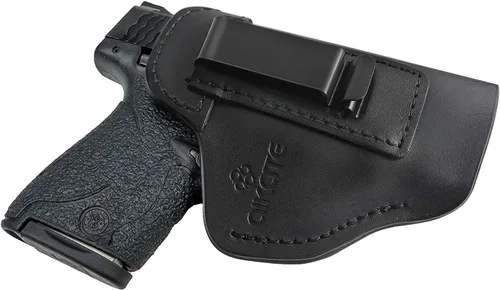 IWB Leather Holster for Concealed Carry, Inside Waistband Holsters Suitable for S&W M&P Shield, Glock 17 19 22 23 43, Beretta 92FS, Sig P228 P239