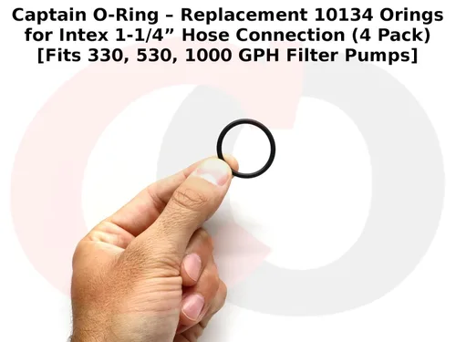Miniatura 2 de Captain O-Ring Repuesto 10134 Orings para conexión de manguera Intex de 1-1/4 pulgadas (paquete de 4)