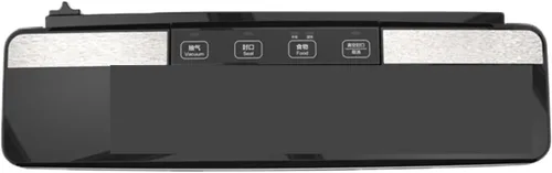 Máquina selladora al vacío, sellador al vacío V2 125W Cortador incorporado Máquina automática de envasado de alimentos mejor empacador para cocina