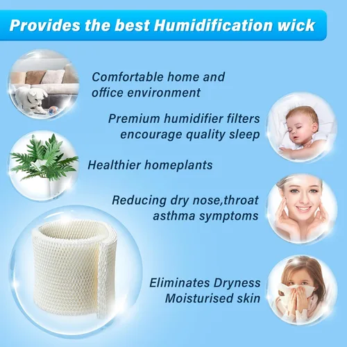 Miniatura 6 de MAF2 Super Wick - Filtro humidificador para Aircare/Essick Air/Humidificador de aire húmedo MA0600, MA0601, MA0800, MA08000, Kenmore 5408,154080,32