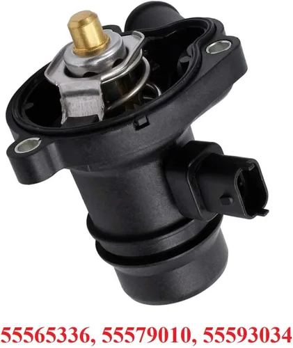Miniatura 2 de 55565336 Conjunto de carcasa de termostato refrigerante de motor con entrada de agua Compatible con Buick Encore 2013-2016 Chevy Cruze 2011-2016