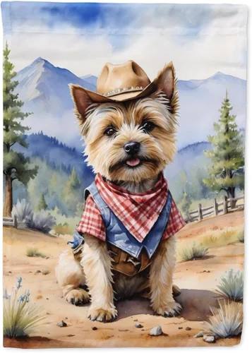 Miniatura 42 de Caroline's Treasures DAC5824GF - Bandera decorativa para jardín con texto en inglés "Affenpinscher", diseño de vaquero para jardín, jardín, jardín