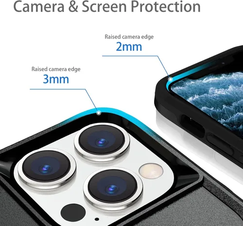 Miniatura 2 de Diseñada para iPhone 11 Pro, protección resistente, a prueba de golpes, a prueba de caídas, a prueba de polvo, antiarañazos, funda protectora