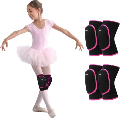 Miniatura 8 de EULANT Rodilleras para Niños Bailarines, Almohadilla Protectora de Rodilla Suave Antideslizante Transpirable, Soporte Elástico de Rodilla