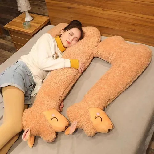 Ryttir 29.5 Pulgadas 15% Más Gordo Peluche Grande de Llama, Peluche Suave y Ponderado de Alpaca de Cuerpo de Llama para Niños y Adultos - Perfecto
