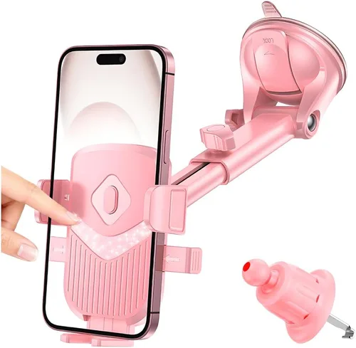 Miniatura 7 de Zpana Soporte para teléfono de automóvil, rotación de 360°, con ventosa fuerte, para salpicadero, ventilación de aire, soporte para teléfono