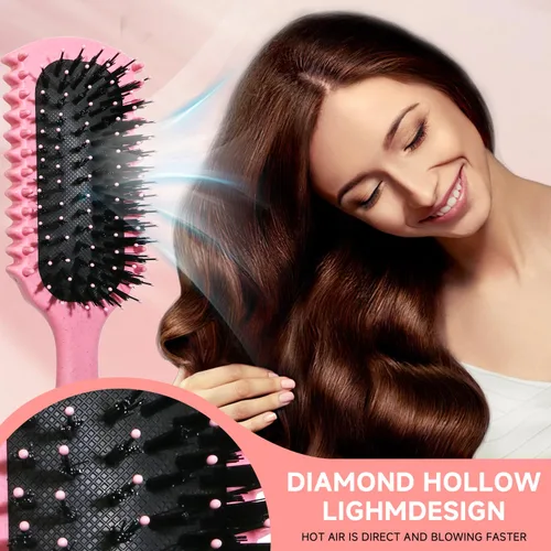 Miniatura 4 de Cepillo para definir rizos, productos de cepillo para cabello rizado con juego de 3 cepillos para peinar hacia atrás con cerdas, juego de cepillo