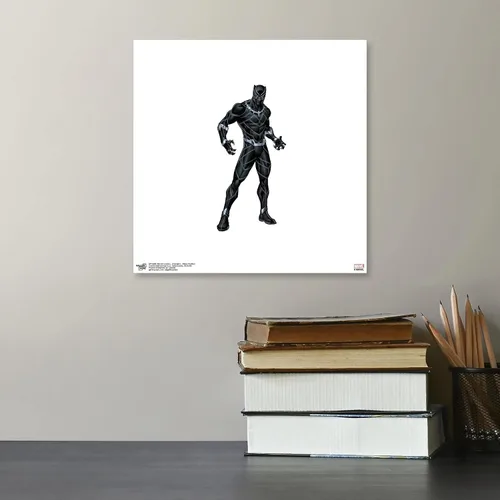Miniatura 5 de Trends International Gallery Pops Marvel Comics Avengers - Póster de pared de Black Panther, 12 x 12 pulgadas, versión sin marco