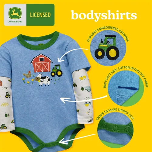 Miniatura 6 de John Deere Ropa de bebé recién nacido, regalos para bebé niño