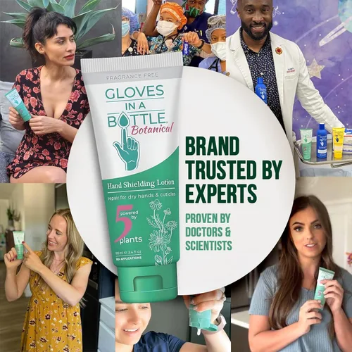 Miniatura 9 de Gloves In A Bottle Loción protectora para piel seca, loción de manos tamaño de viaje, protege y restaura la piel seca y agrietada
