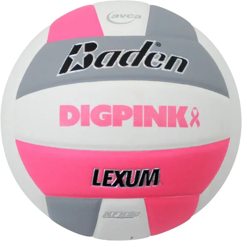 Miniatura 26 de Baden - Lexum - Microfibra compuesta de alta calidad Balón de voleibol oficial para interiores de la escuela secundaria 13U a 18U