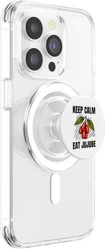 Miniatura 3 de Keep Calm Eat Jujube Vintage Grunge Jujube Lover PopSockets MagSafe PopGrip for iPhone