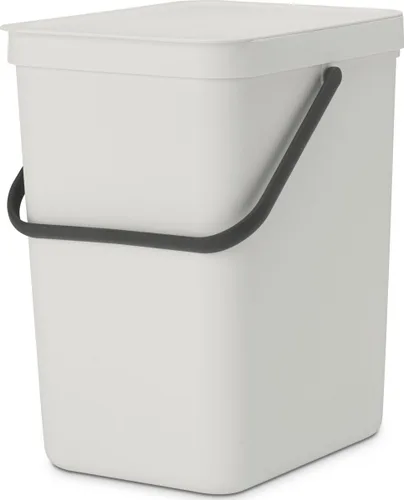 Miniatura 15 de Brabantia Sort & Go Cubo de Reciclaje 3.2 Galones (Verde Jade) Cubo de Basura de Plástico Eficiente en Espacio con Asa, Tapa Removible y Que