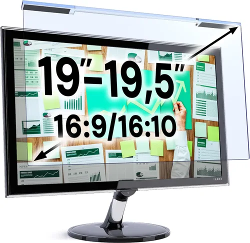 Miniatura 16 de VINTEZ Protector de pantalla de luz azul para monitor de computadora y portátil de 14 pulgadas, película de bloqueo de luz azul anti-UV para PC