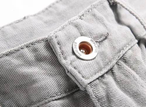Miniatura 3 de AITITIA - Jeans rasgados de ajuste estándar para hombre