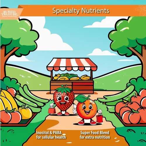 Miniatura 6 de Buried Treasure - Multivitamínico líquido diario para niños, 27 vitaminas y minerales con mezcla de superalimentos, sin azúcar, vegano, sabor