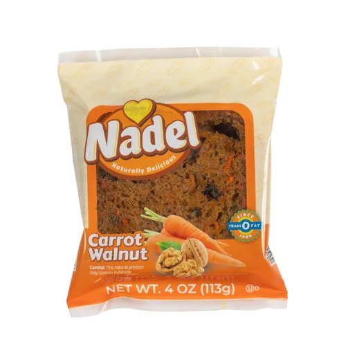 Miniatura 19 de Nadel - PASTEL DE CALABACÍN NATURALLY DELICIOUS (Paquete de 4) Rebanadas de Panes Dulces y Pasteles, refrigerio para el almuerzo de regreso a