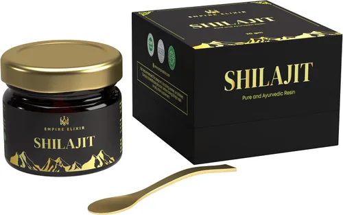Miniatura 5 de Shilajit - Tarro de resina pura del Himalaya de 0.71 onzas – por Empire Elixir de alta potencia de grado dorado para hombres y mujeres Suplemento