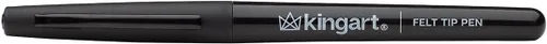 Miniatura 5 de KINGART Studio - Bolígrafos de punta de fieltro, 6 marcadores de tinta negra, punta media de 0.028 in, a base de agua, resistentes a las manchas