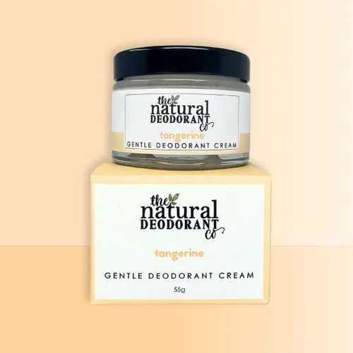 Miniatura 5 de The Natural Deodorant Co, Crema Desodorante Suave Mandarina 1.94 oz, Libre De Aluminio, Sin Plástico, Piel Sensible