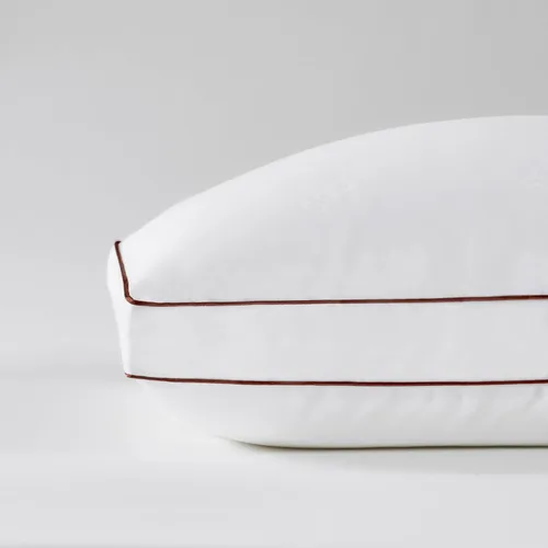 Miniatura 2 de Almohada de Látex Saatva - Altura Estándar (4" - 5") - Almohada Hipoalergénica con Núcleo de Látex Triturado - Transpirable - Funda de Algodón