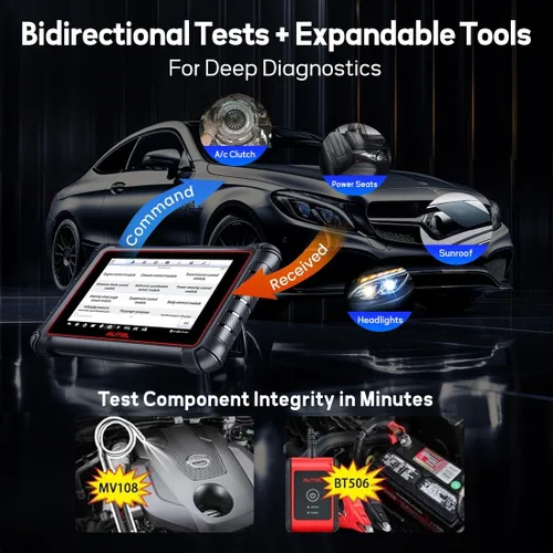 Miniatura 7 de Autel MaxiPRO MP900Z-BT Escáner de Diagnóstico - Actualización de MP900, MS900BT, MP900BT Herramienta de Escaneo Bidireccional, VCI150 Inalámbrico