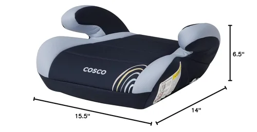 Miniatura 5 de Cosco Topside - Asiento elevador sin espalda, asientos elevadores ligeros para automóviles de 40 a 100 libras, asiento elevador sin respaldo