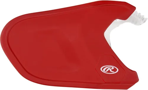 Miniatura 14 de Rawlings Protector facial de ajuste MACH Pieza de extensión ajustable Se adapta a cascos de la serie Mach Mate Opciones LHB y RHB Negro