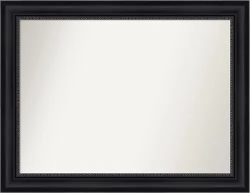 Miniatura 362 de Amanti Art Espejo personalizado, espejo de baño negro Astor, espejo de pared o espejo de tocador de baño sobre el fregadero (25 x 25 pulgadas)
