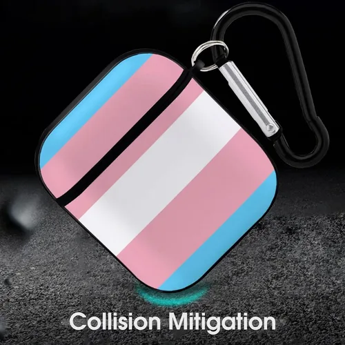 Miniatura 6 de Compatible con Airpods 2 y 3 para Airpods (bandera del orgullo transgénero)